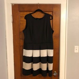 Striped A-Line Dress Size 16W